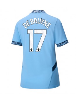 Manchester City Kevin De Bruyne #17 Zenski Domaci Dres 2024-25 Kratak Rukavima